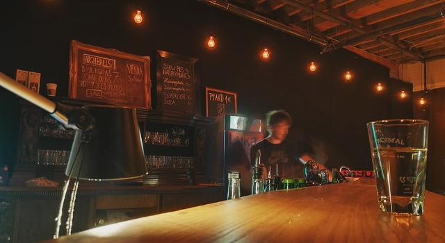 Temporär existierene Bar